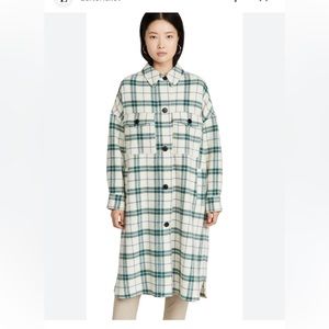 Isabel Marant Fontiali Coat - Green